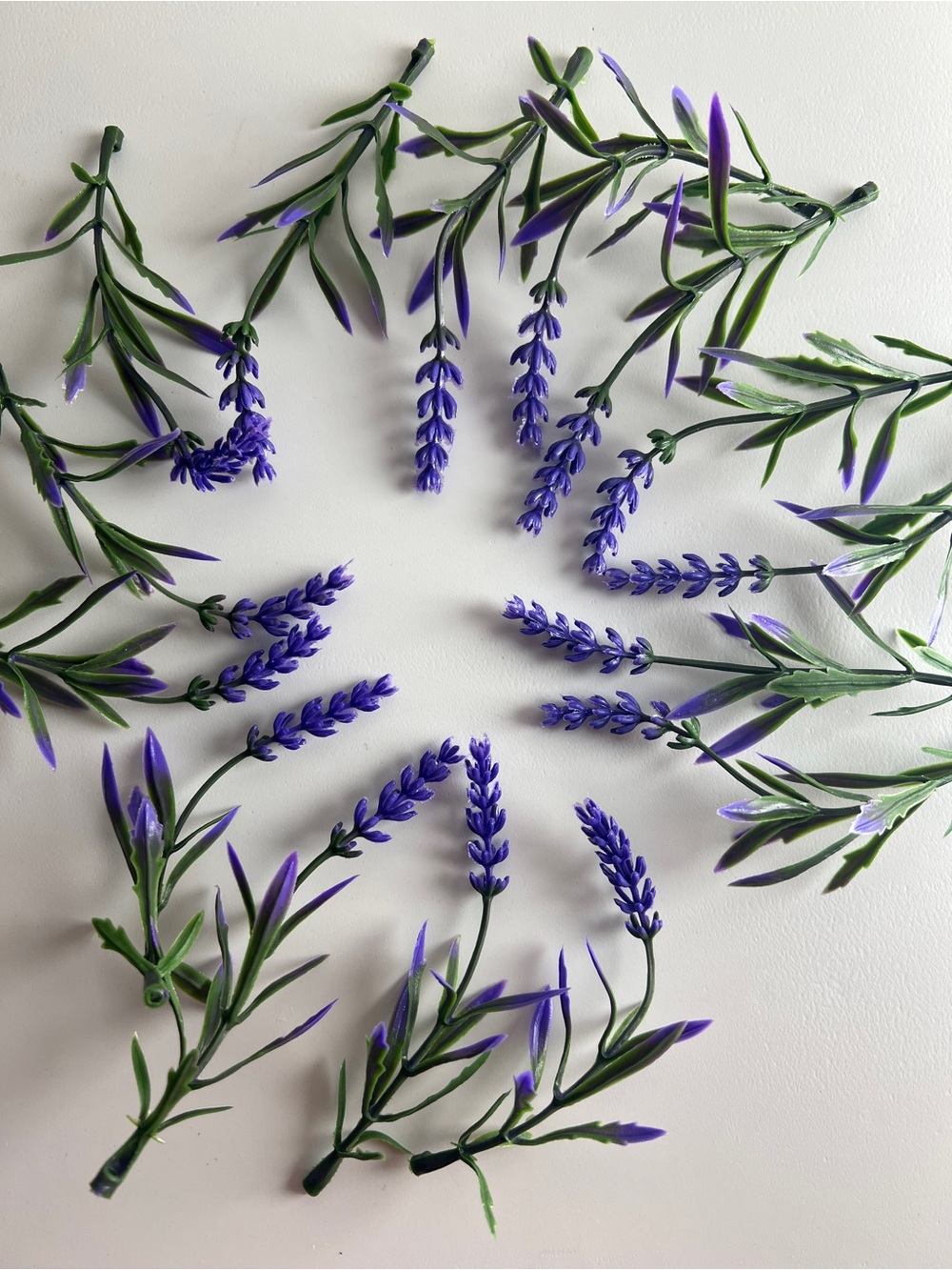 Artificial Lavender Sprigs - Purple Home Holiday Decor(15pcs)